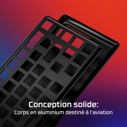 HyperX Alloy PBT HX Red Keyboard FR - Achat / Vente sur grosbill.com - 4