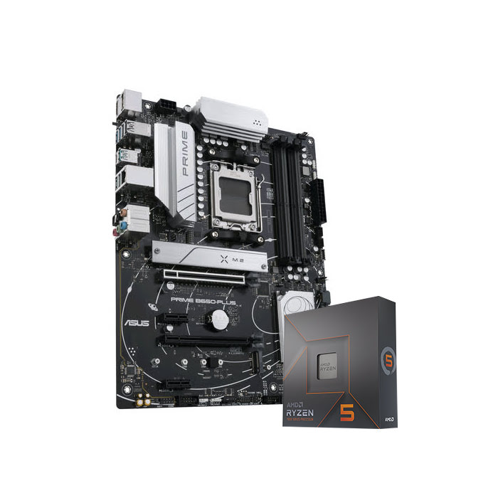 Bundle Asus PRIME B650-PLUS + R5 7600X - grosbill.com - 0