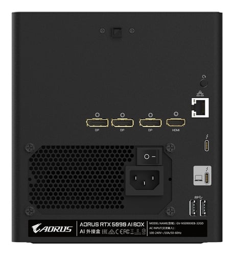 Gigabyte AORUS RTX 5090 AI BOX (GV-N5090IXEB-32GD) - Achat / Vente Carte graphique externe sur grosbill.com - 6