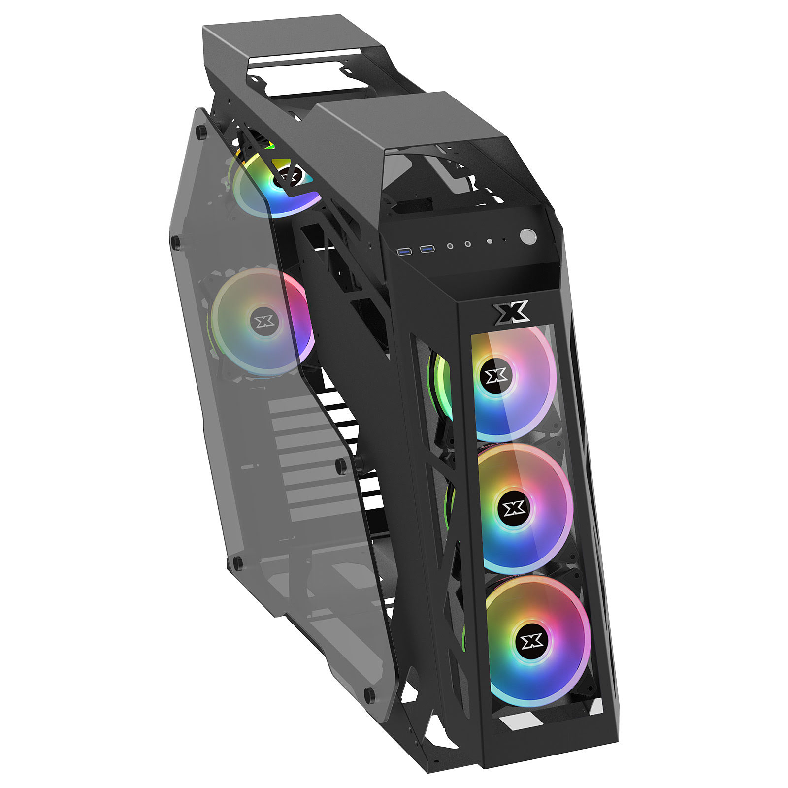 Xigmatek Zeus RGB Noir - Boîtier PC Xigmatek - grosbill.com - 3