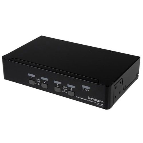 4 Port USB DisplayPort KVM Switch - Achat / Vente sur grosbill.com - 0