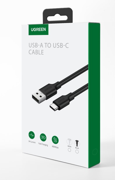Câble USB 2.0 vers USB-C/1,5m/Noir - Connectique PC - grosbill.com - 1