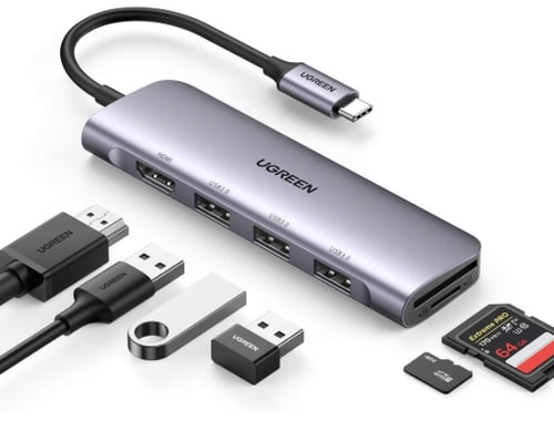 Station d'accueil USB-C - 6 ports - Accessoire PC portable UGREEN - 3
