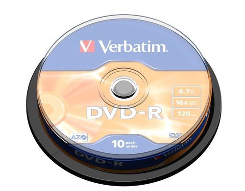 Verbatim DVD-R/4.7GB 16xspd ADVANCEDAZO10 Spindle