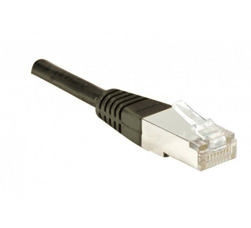 Cable RJ45 male/male - CAT6 S/FTP - Noir - 2m - 1