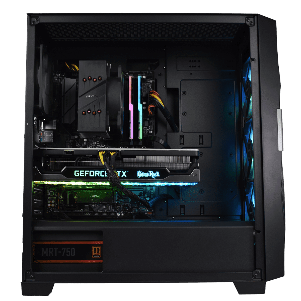 Grosbill PC GAMER BLACKBIRD - i5 10500/16Go/500Go/2To/3070  - Achat / Vente Bons plans PC sur grosbill.com - 1