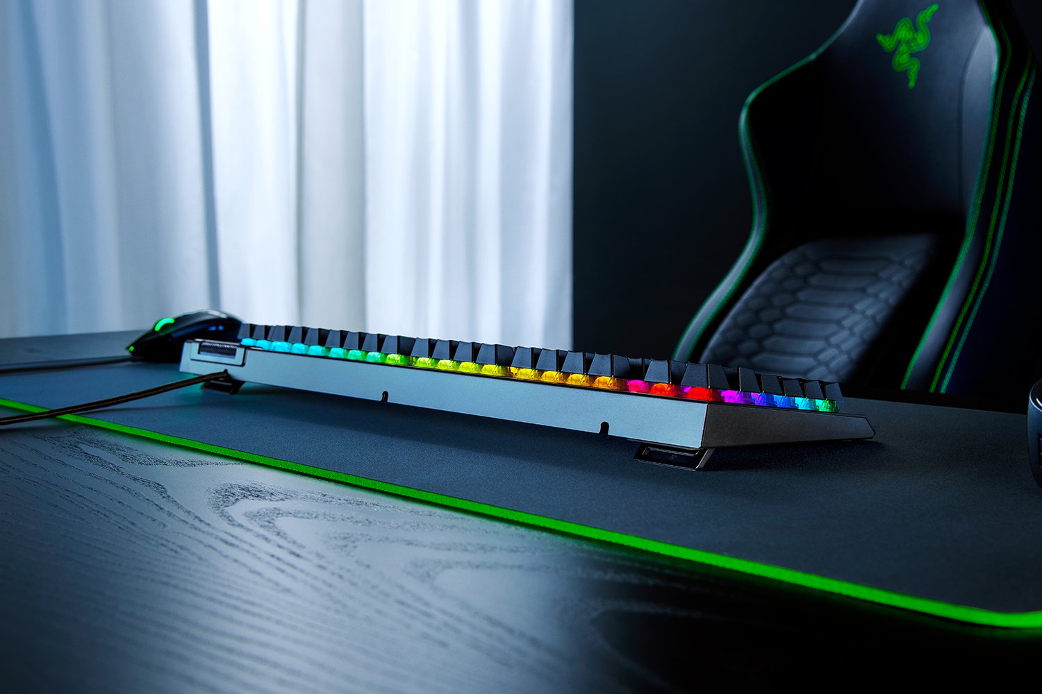 Razer BlackWidow V4 X Noir/RGB/Filaire/Razer Vert - Clavier PC - 1