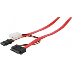 Adaptateur sata+alim pour lecteur DVD Slim SATA