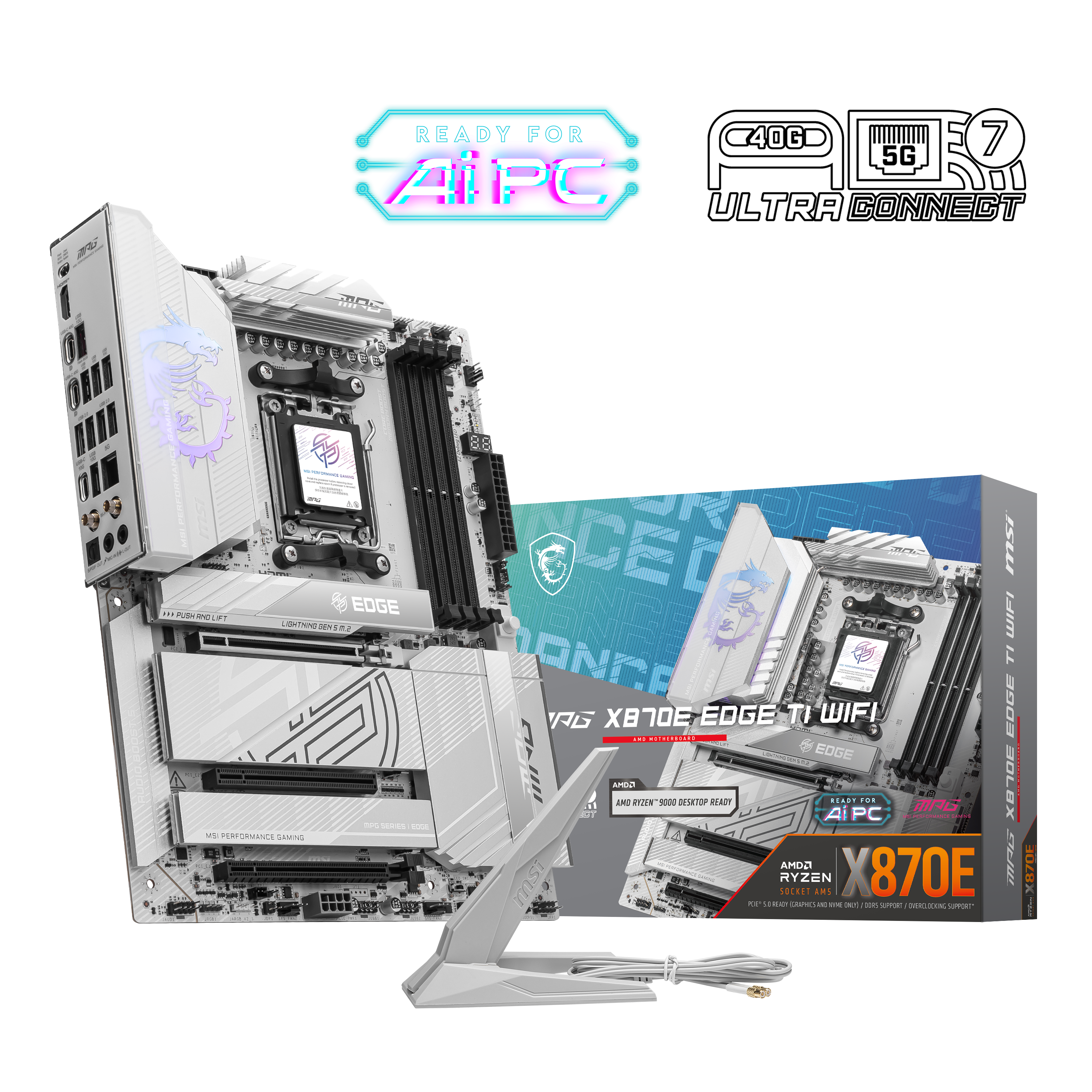 MSI MPG X870E EDGE TI WIFI ATX  - Carte mère MSI - grosbill.com - 0