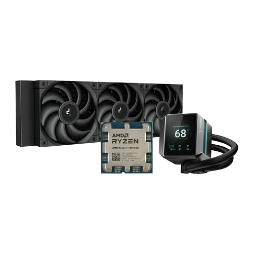 7800x3D Tray + Watercooling Mystique 360 LCD Noir - grosbill.com - 0