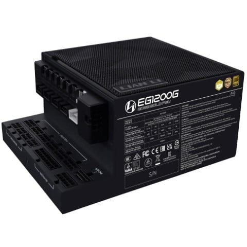 Lian-Li ATX 1200W - 80+ Gold - EDGE GOLD 1200 Noir — miniature 7