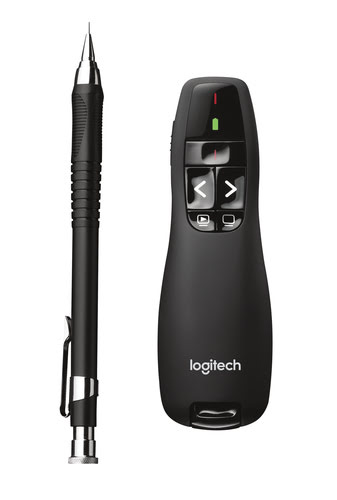 Logitech Télécommande de présentation 2.4Ghz radio - R400 (910-001356) - Achat / Vente Vidéoconférence sur grosbill.com - 1