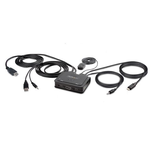 2-PORT COMPACT 4K KVM SWITCH - - Achat / Vente sur grosbill.com - 0