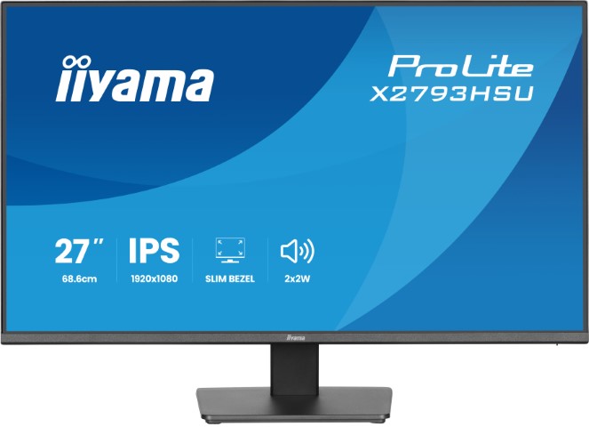 Iiyama 27 pouces  X2793HSU-B1 - Ecran PC Iiyama - grosbill.com - 1