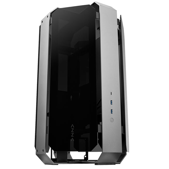 Azza Opus 809 Riser PCIe 4.0 Gris - Boîtier PC Azza - grosbill.com - 0
