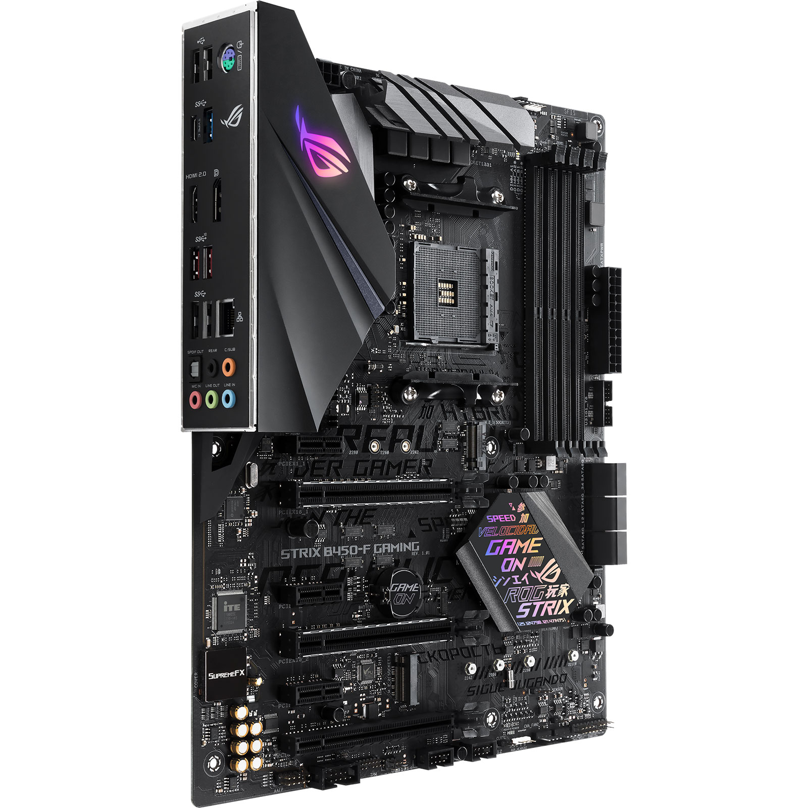 Asus ROG STRIX B450-F GAMING ATX  - Carte mère Asus - grosbill.com - 3