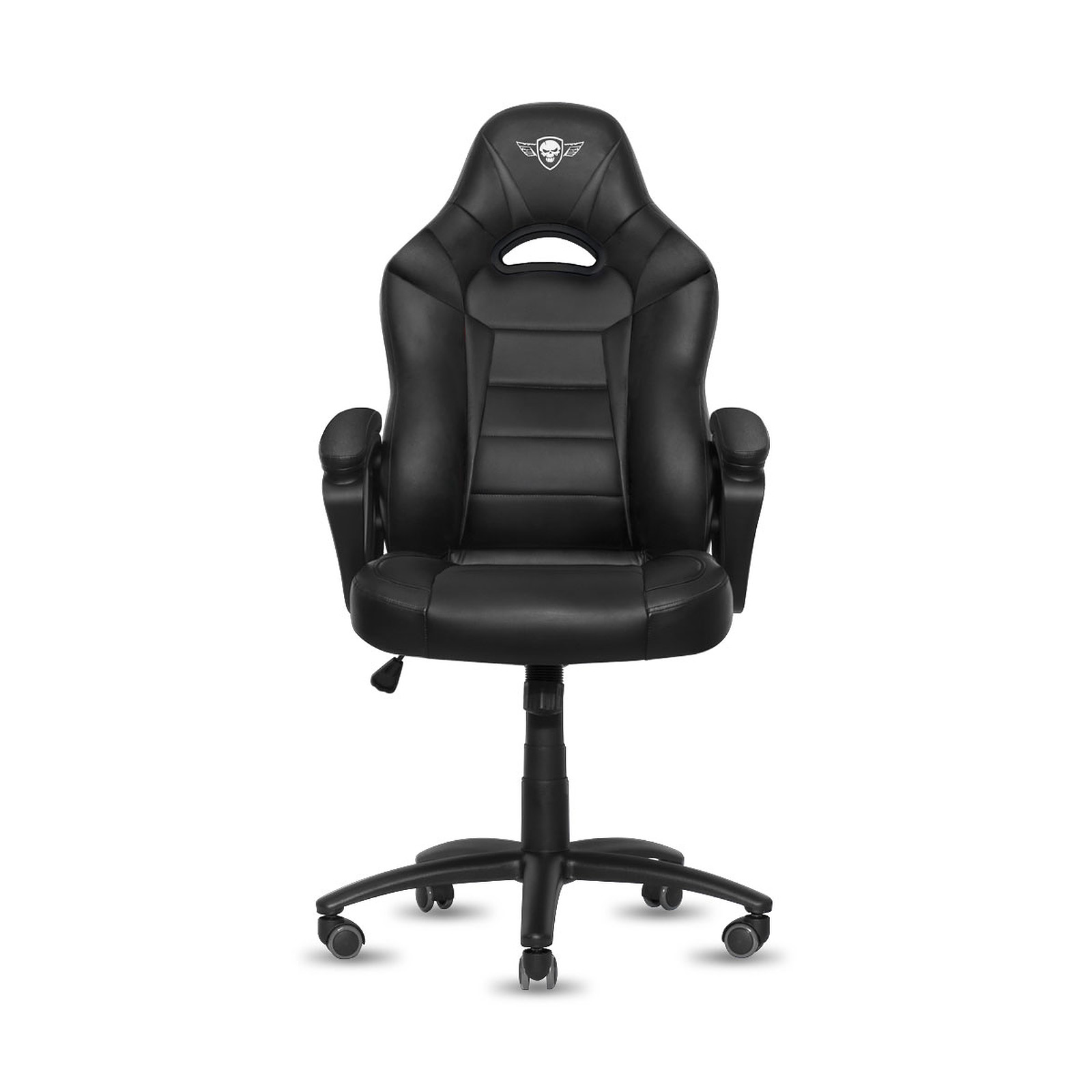 Spirit Of Gamer Fighter Black Noir - Siège PC Gamer - grosbill.com - 0