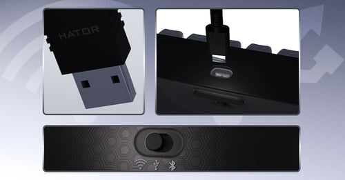 Hator Skyfall 80 Pro Wireless - Clavier PC Hator - grosbill.com - 10