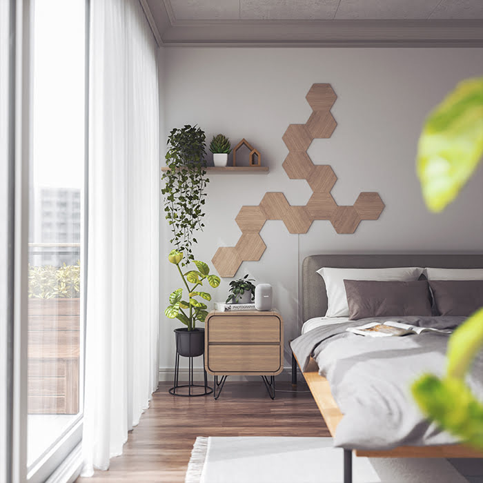 Nanoleaf Elements Hexagons Starter Kit - 13 pièces  (NL52-K-3002HB-13PK) - Achat / Vente Objet connecté / Domotique sur grosbill.com - 2