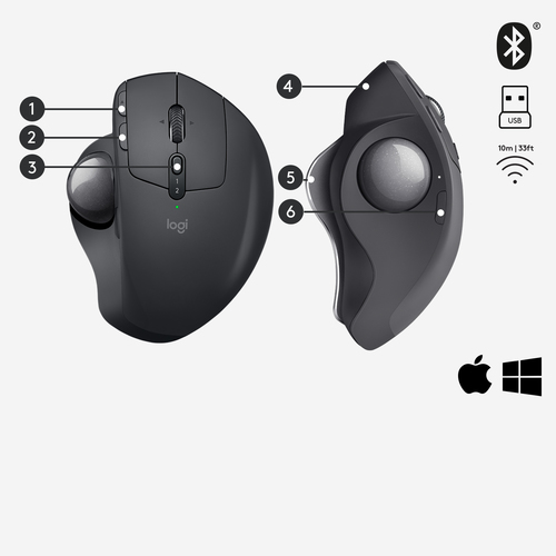 MX Ergo - Graphite - Achat / Vente sur grosbill.com - 8