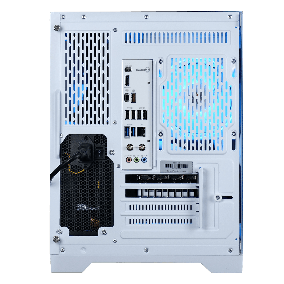 Grosbill MINI WHITE  - R5-7500F/5060Ti-8Go/32Go/1To (PCG-10603167) - Achat / Vente PC Fixe sur grosbill.com - 5