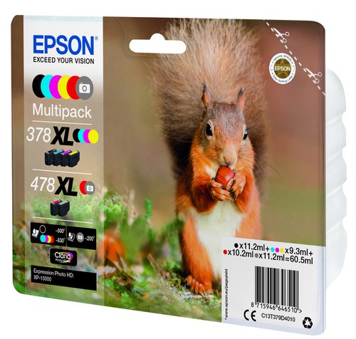 Epson Ink/378XL+478XL Squirrel CMYKRG - Achat / Vente Consommable imprimante sur grosbill.com - 3