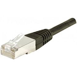 image produit   Patch RJ45 cat6 FTP 15cm Noir Grosbill