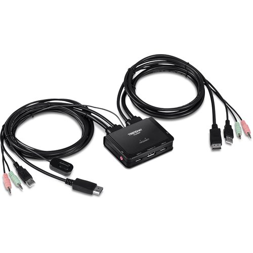 2-PORT 4K DISPLAYPORT KVM - Achat / Vente sur grosbill.com - 0