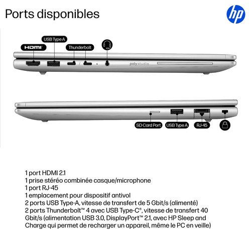 ELITEBOOK 6 G1 U5-225U - Achat / Vente sur grosbill.com - 3