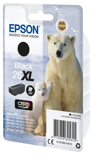 Epson - Noir - C13T26214022 - Achat / Vente Consommable imprimante sur grosbill.com - 1