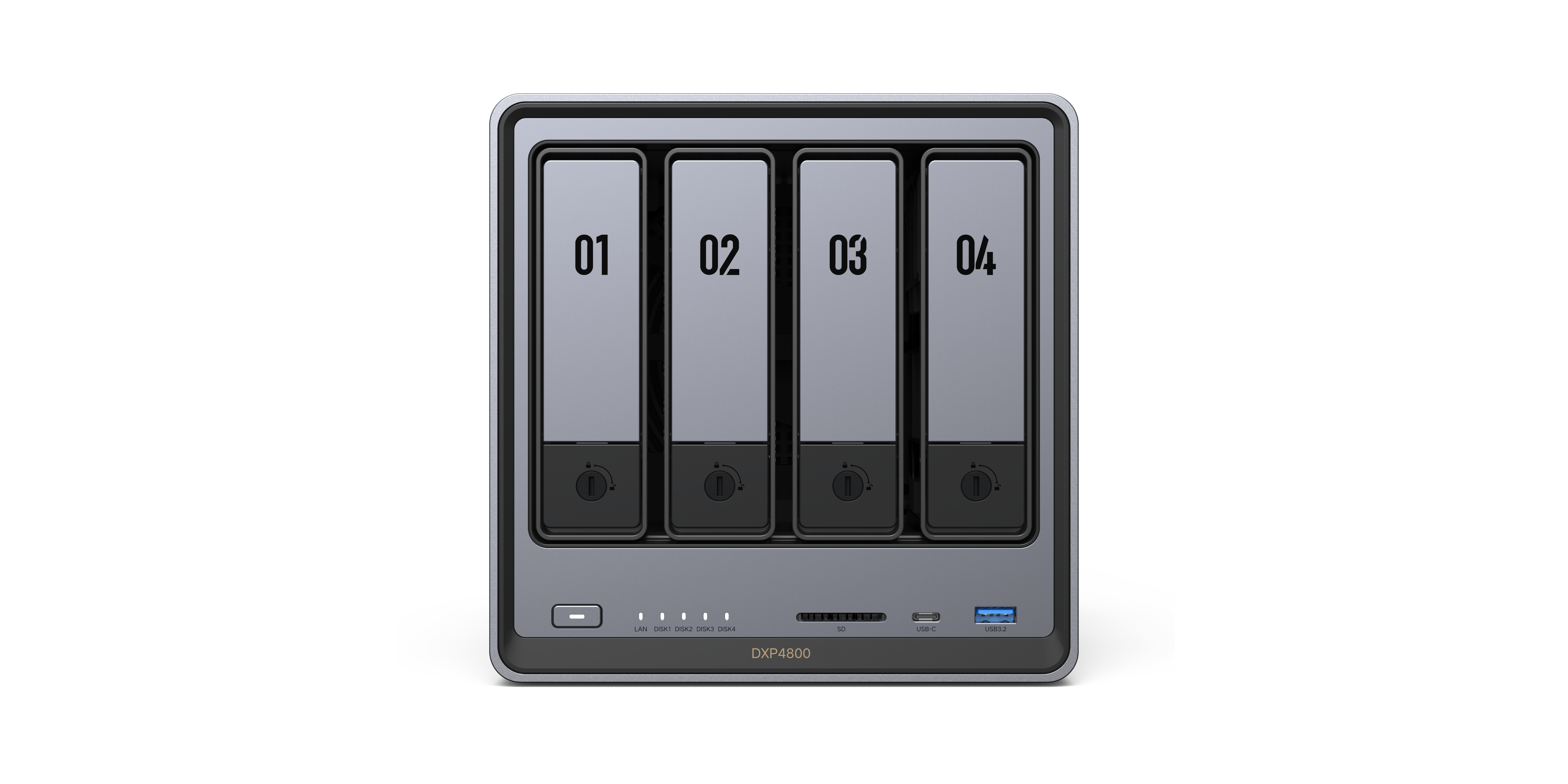 UGREEN DXP4800 - 4 Baies avec 4 disques 8To IronWolf# - Serveur NAS - 2