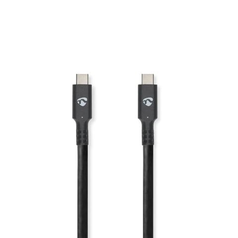 Câble USB-C 3.2 Gen2/100W/1m/Noir - Connectique PC - grosbill.com - 0