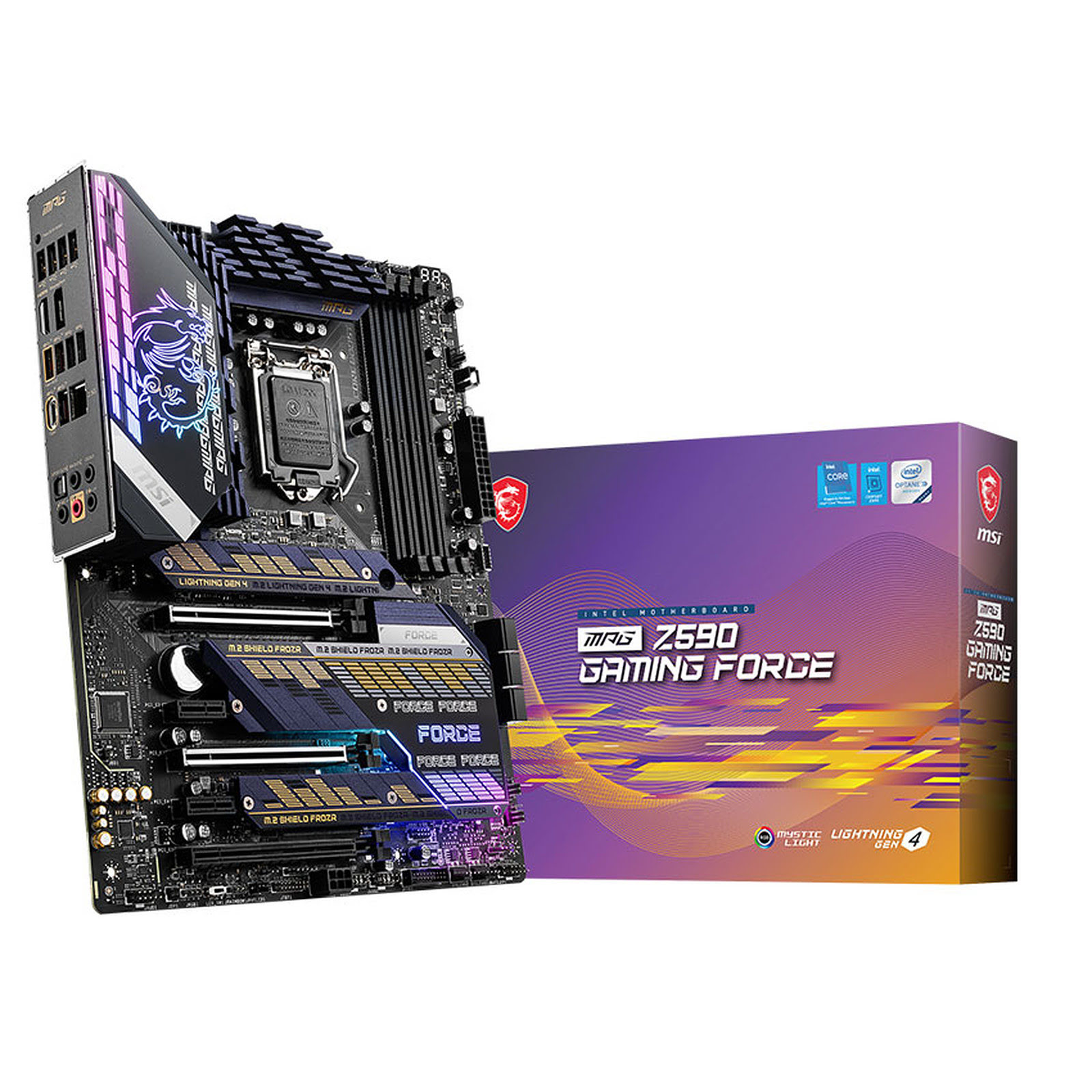 MSI MPG Z590 GAMING FORCE ATX  - Carte mère MSI - grosbill.com - 0