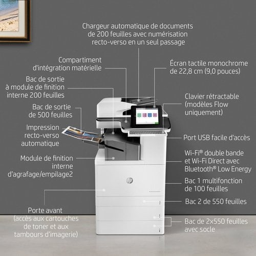 COLOR LASERJET ENT MFP M776ZS - Achat / Vente sur grosbill.com - 6