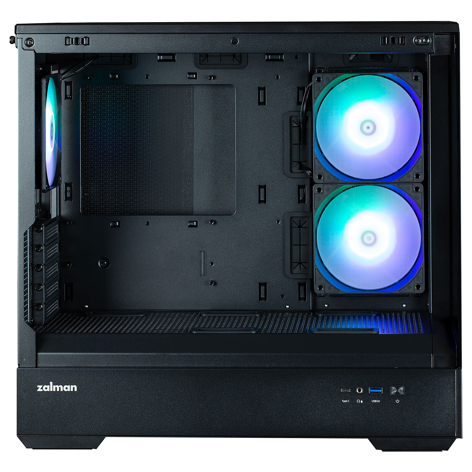 Zalman P30 Black V2 Noir - Boîtier PC Zalman - grosbill.com - 2