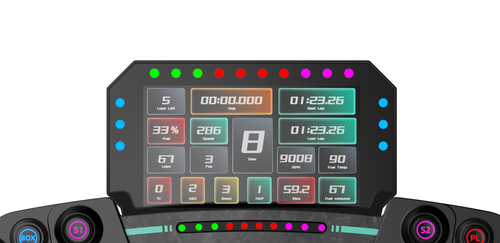 Moza Racing CM2 HD Racing Dash (RS072) - Achat / Vente Accessoires Simracing sur grosbill.com - 1