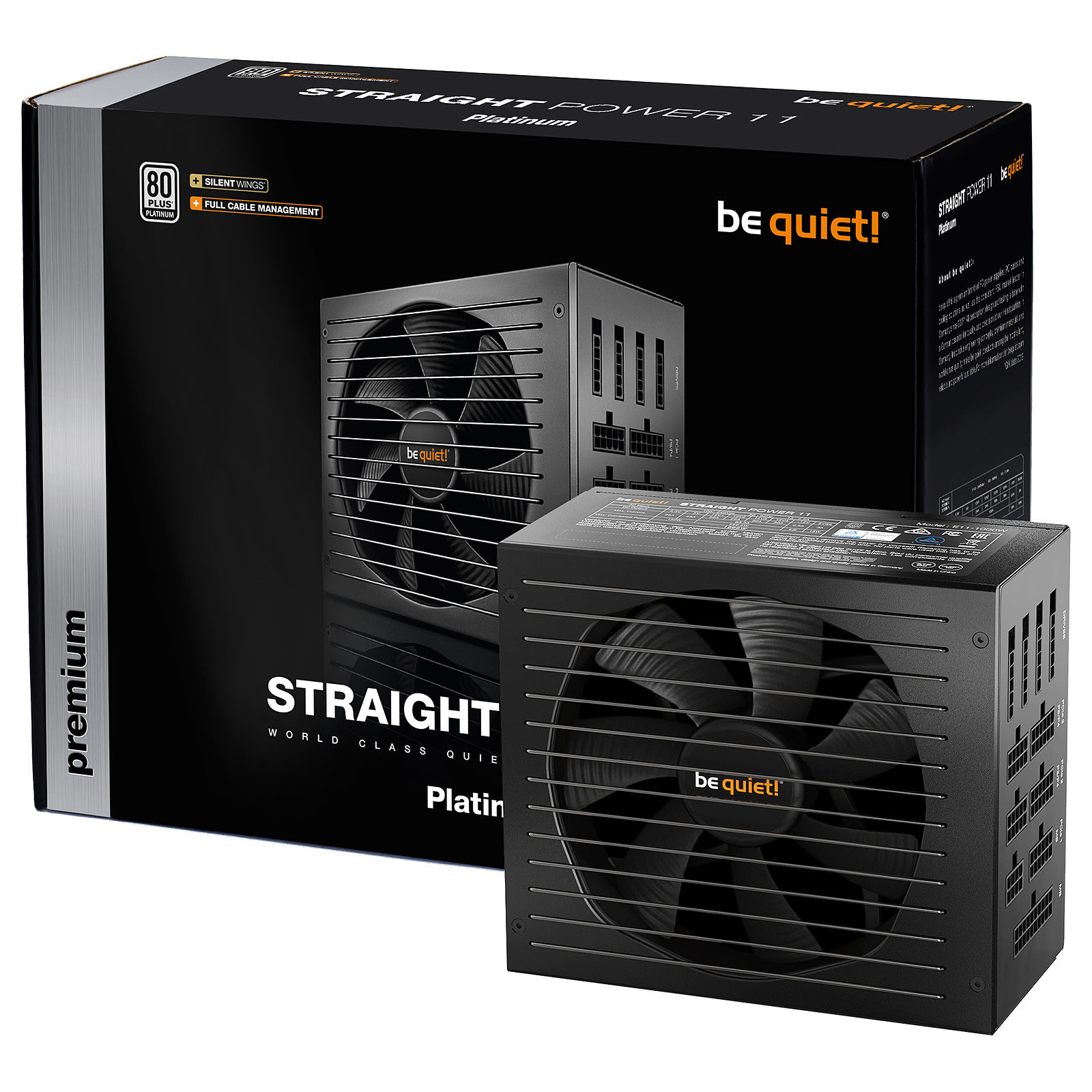 Be Quiet! Straight Power 11 80+ PLAT (750W) - Alimentation - 0