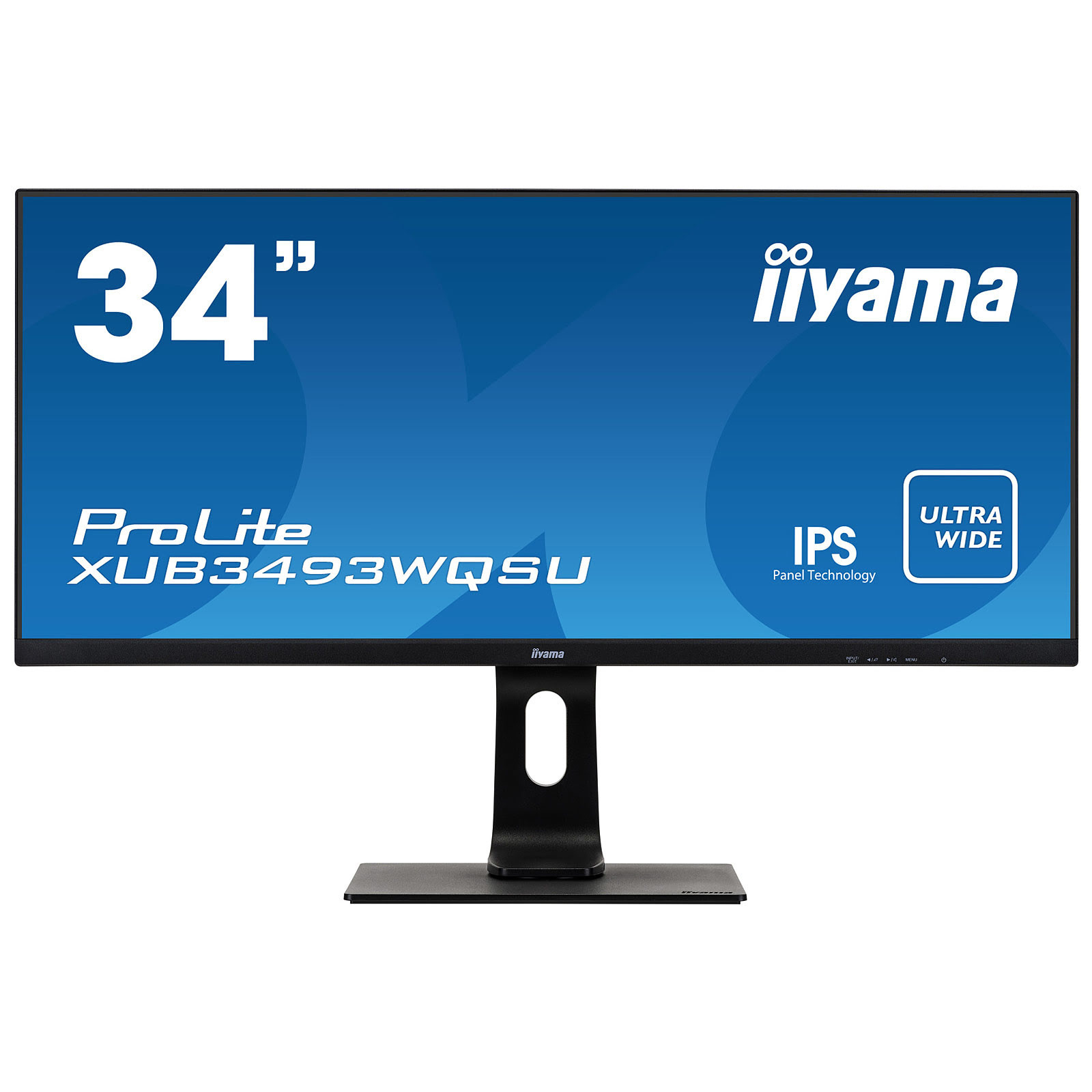 Iiyama 34 pouces  XUB3493WQSU-B1 - Ecran PC Iiyama - grosbill.com - 0