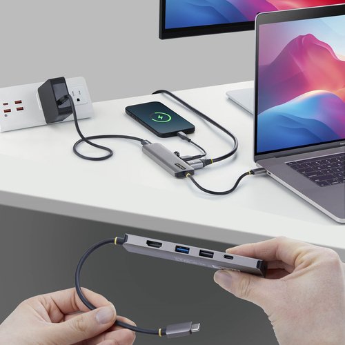 ADAPTATEUR MULTIPORT USB-C  H - Achat / Vente sur grosbill.com - 2