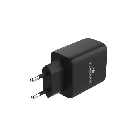 Bluestork Chargeur 65W PD - 3 ports + Câble USB-C 2m - Noir (PW-65-CCA-B) - Achat / Vente Chargeur sur grosbill.com - 2