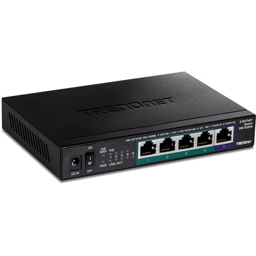 TrendNet 5-PORT UNMANAGED 2.5G POE+