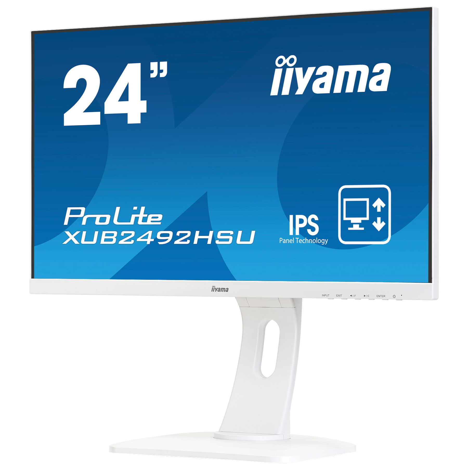 Iiyama 24 pouces  XUB2492HSU-W1 - Ecran PC Iiyama - grosbill.com - 3