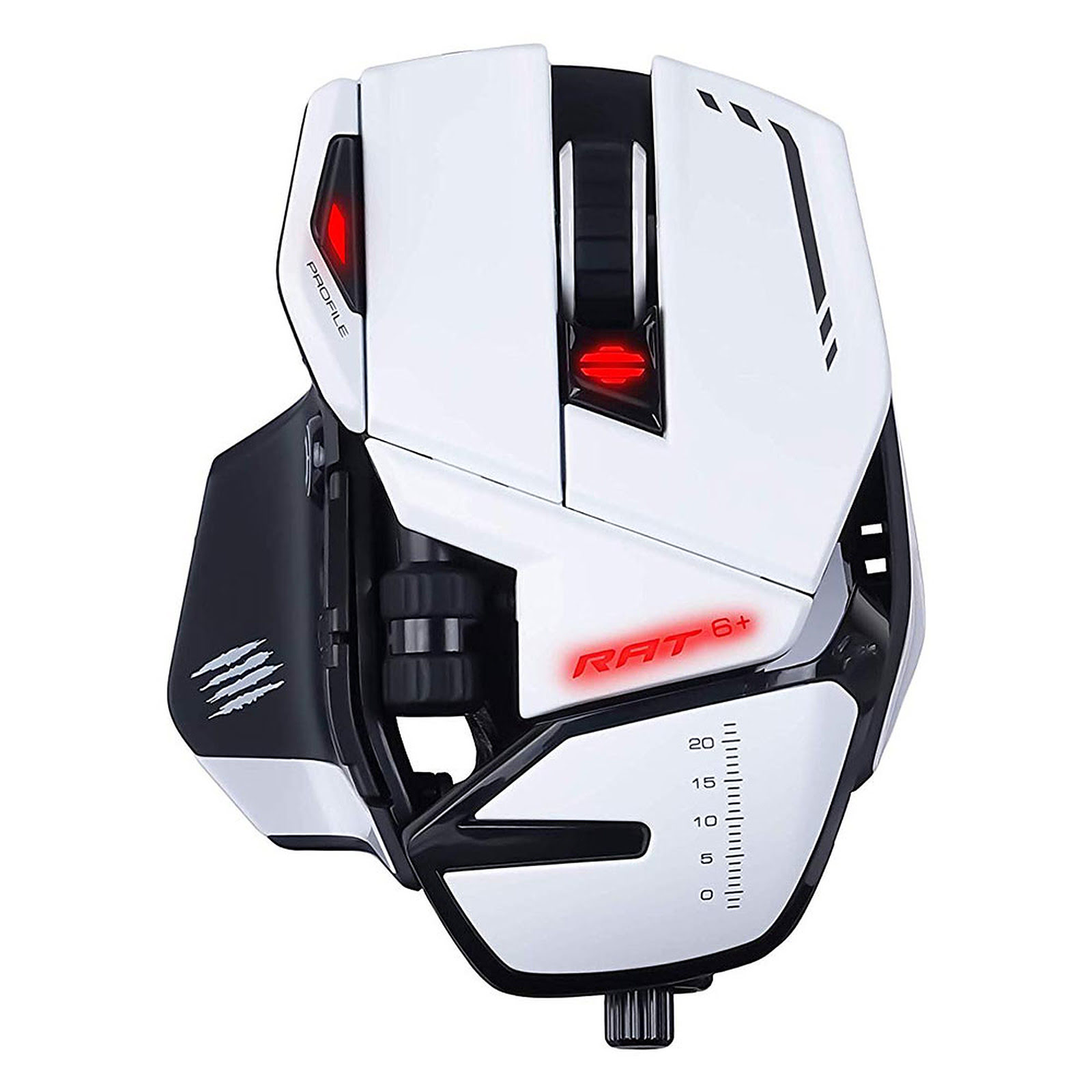 MAD CATZ R.A.T. 6+ Blanche - Souris PC MAD CATZ - grosbill.com - 0
