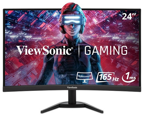 image produit ViewSonic VX2418C - 24" CURVE FHD 165Hz Grosbill