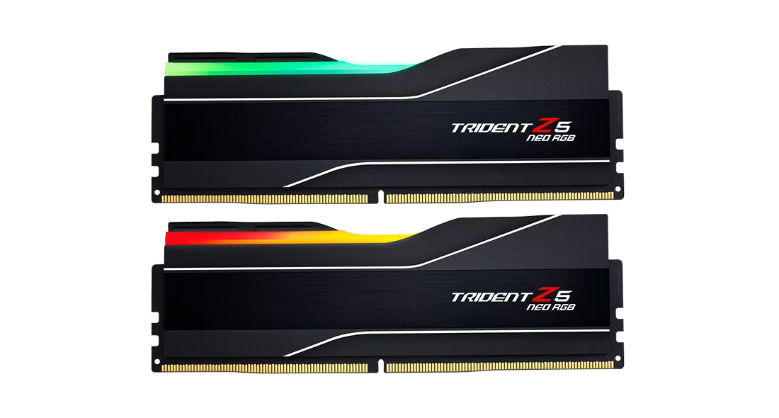 image produit G.Skill Trident Z5 Neo RGB 96Go (2x48Go) 5600MHz Grosbill