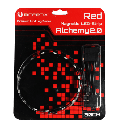 BitFenix Alchemy 2.0 Magnetic LED- 30cm - Rouge# - Accessoire boîtier - 0