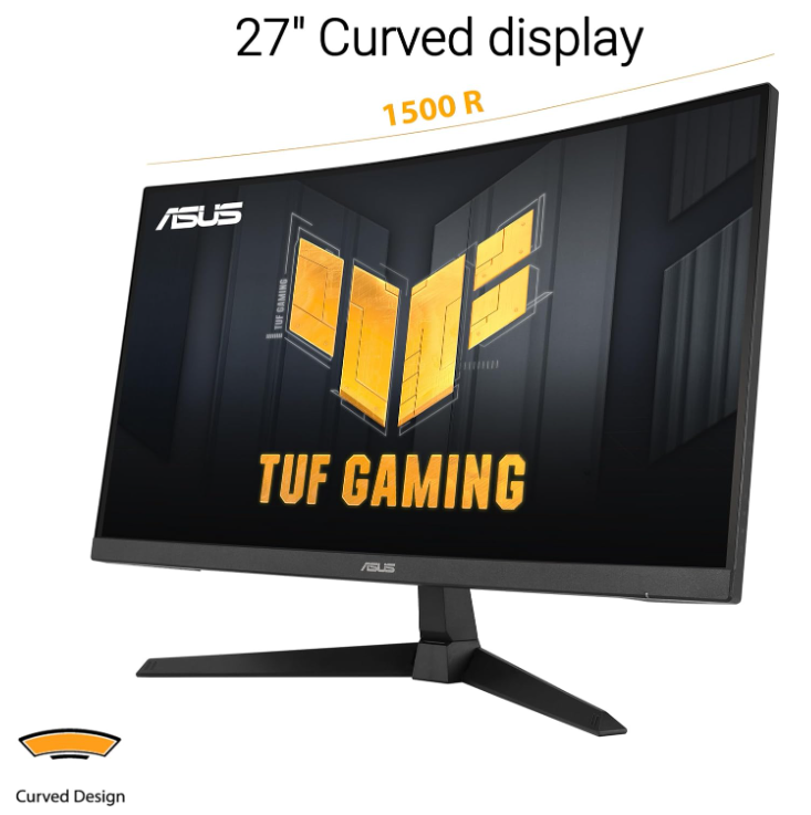 Asus 27 pouces  90LM0AQ1-B01170 - Ecran PC Asus - grosbill.com - 1