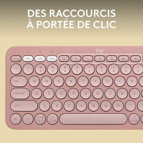 PEBBLE KEYS 2 K380S TONAL ROSE - Achat / Vente sur grosbill.com - 10