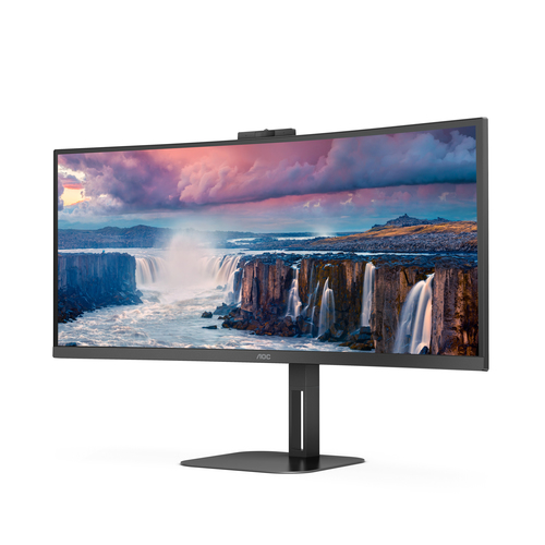 AOC 34 pouces  CU34V5CW/BK - Ecran PC AOC - grosbill.com - 3