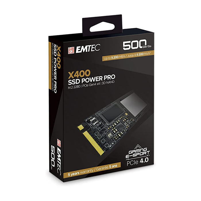 Emtec ECSSD500GX400  M.2 - Disque SSD Emtec - grosbill.com - 0